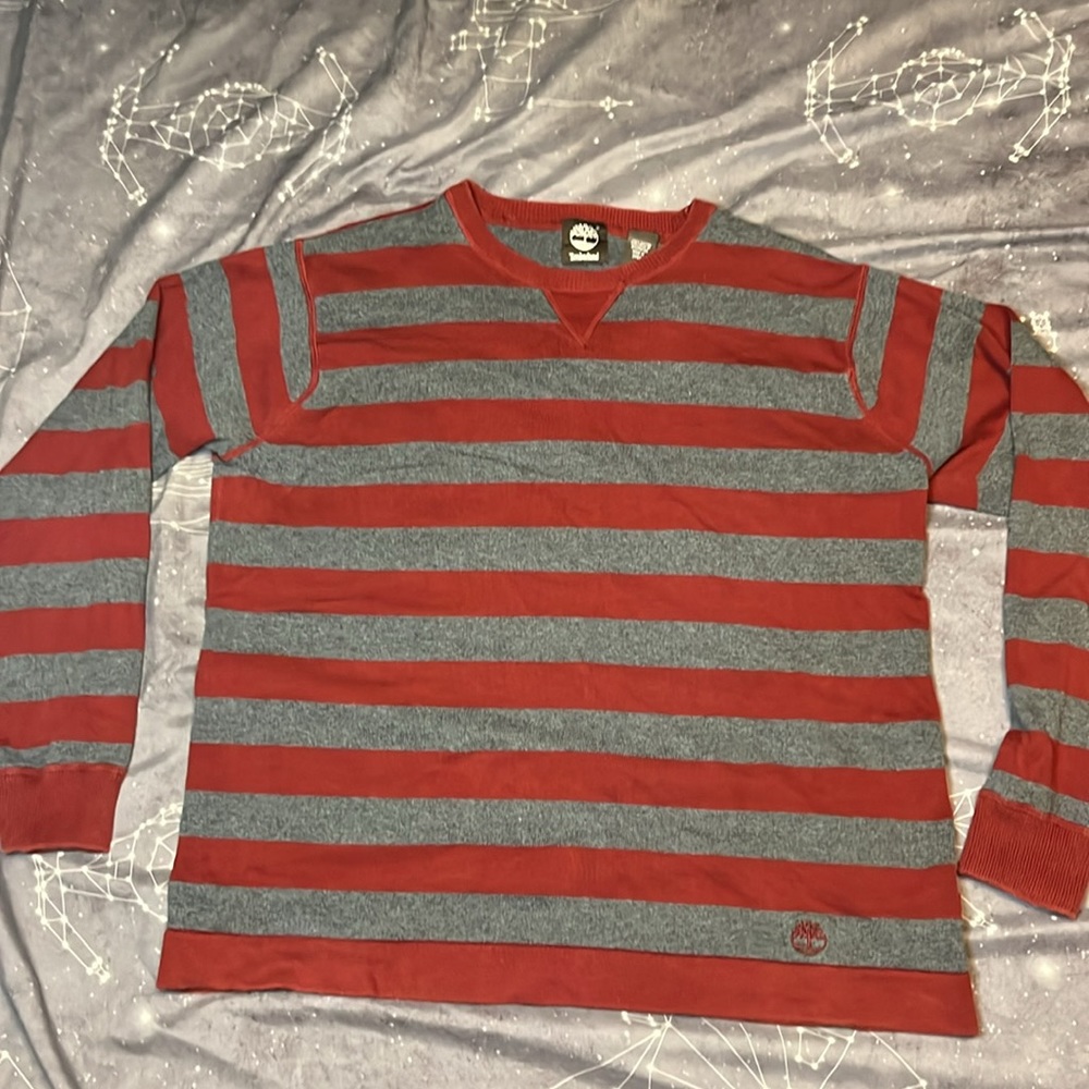 Timberland 100% cotton striped sweatshirt